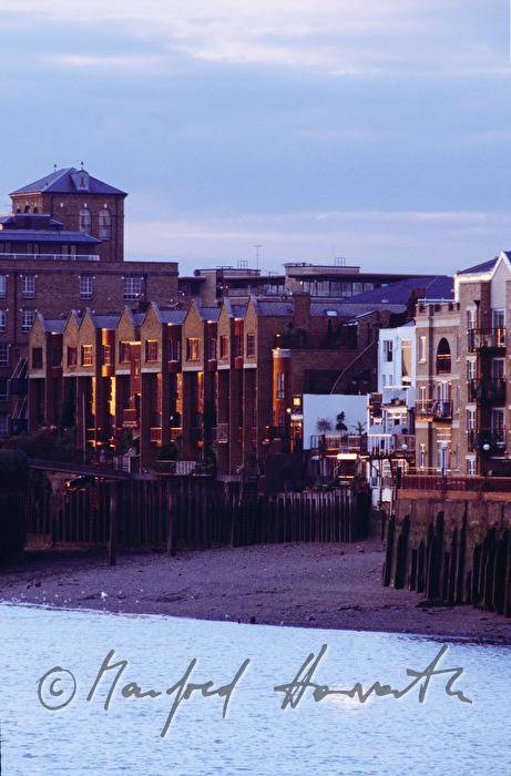 apartment houses on the Thames