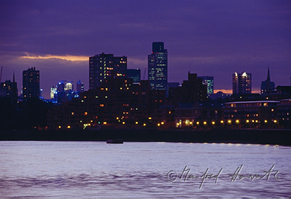 Thames and Canary Wharf