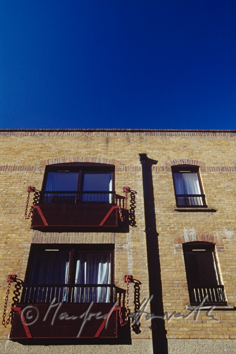 apartment building in the Gun Wharves