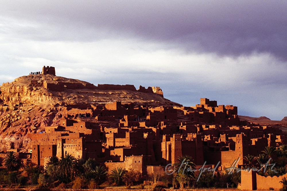 kasbah on the way of the former caravan route