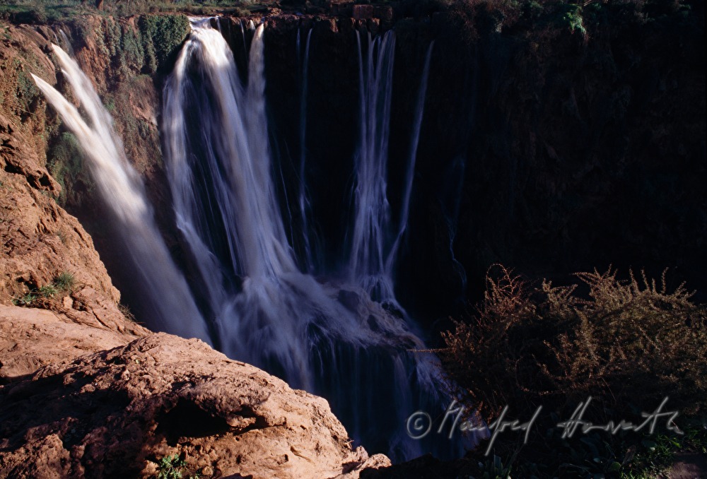 passenger ferry at the Ouzoud waterfalls