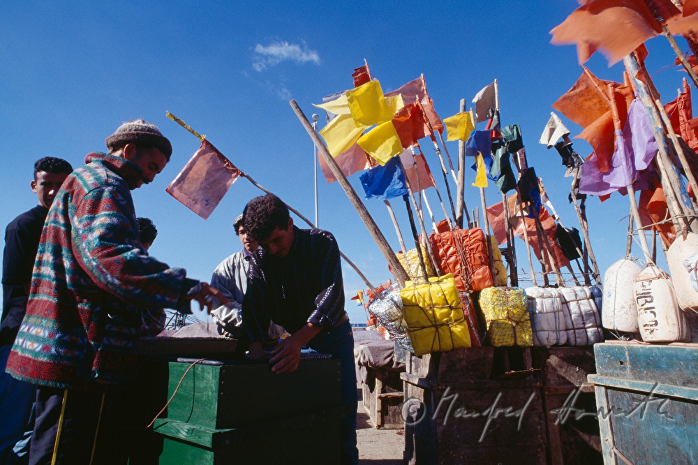 fishermen and buoys