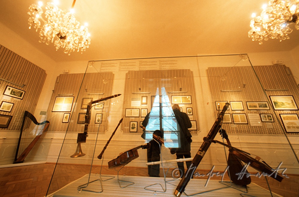old instruments on display