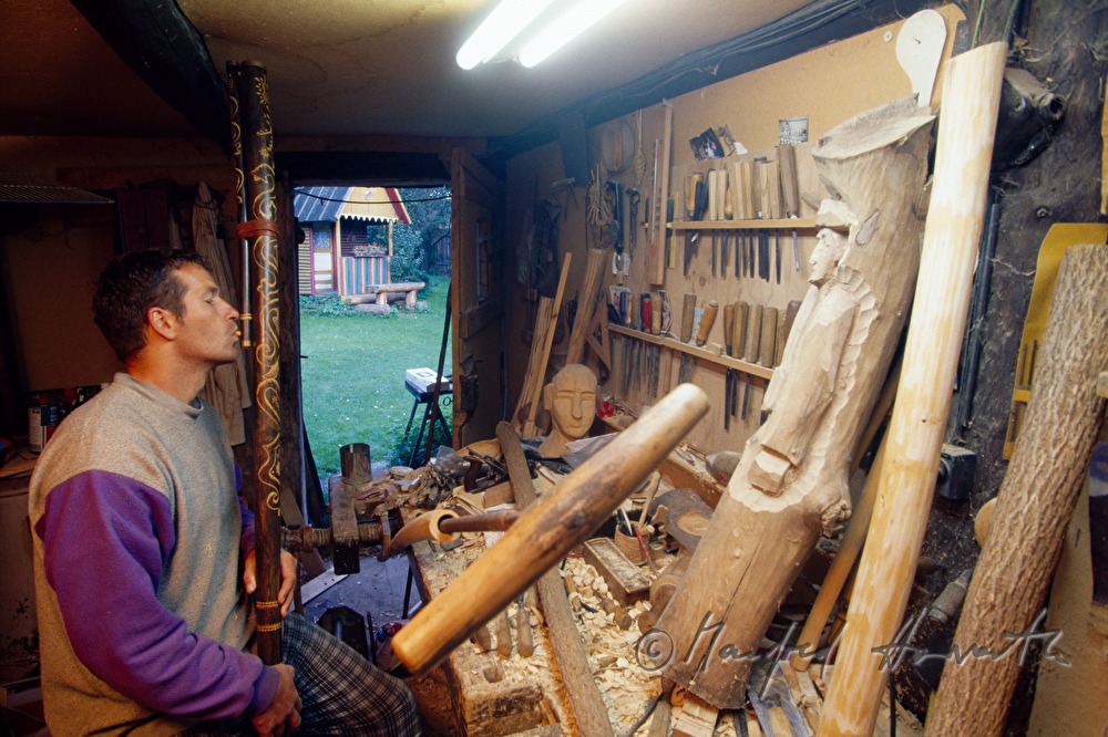 workshop of Stevo Grech (flute making)