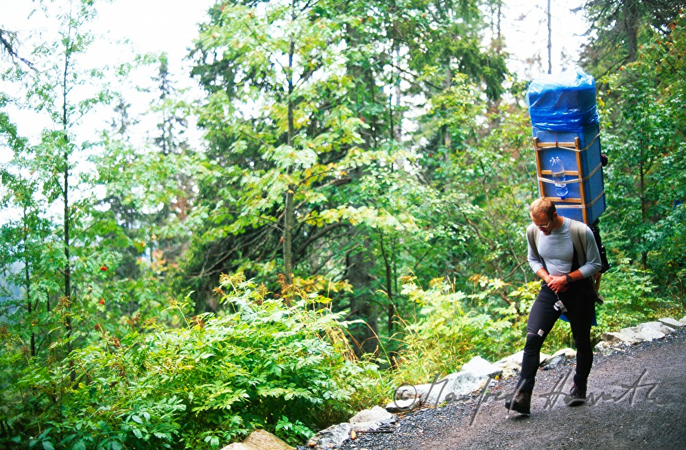 supply for the alpine huts