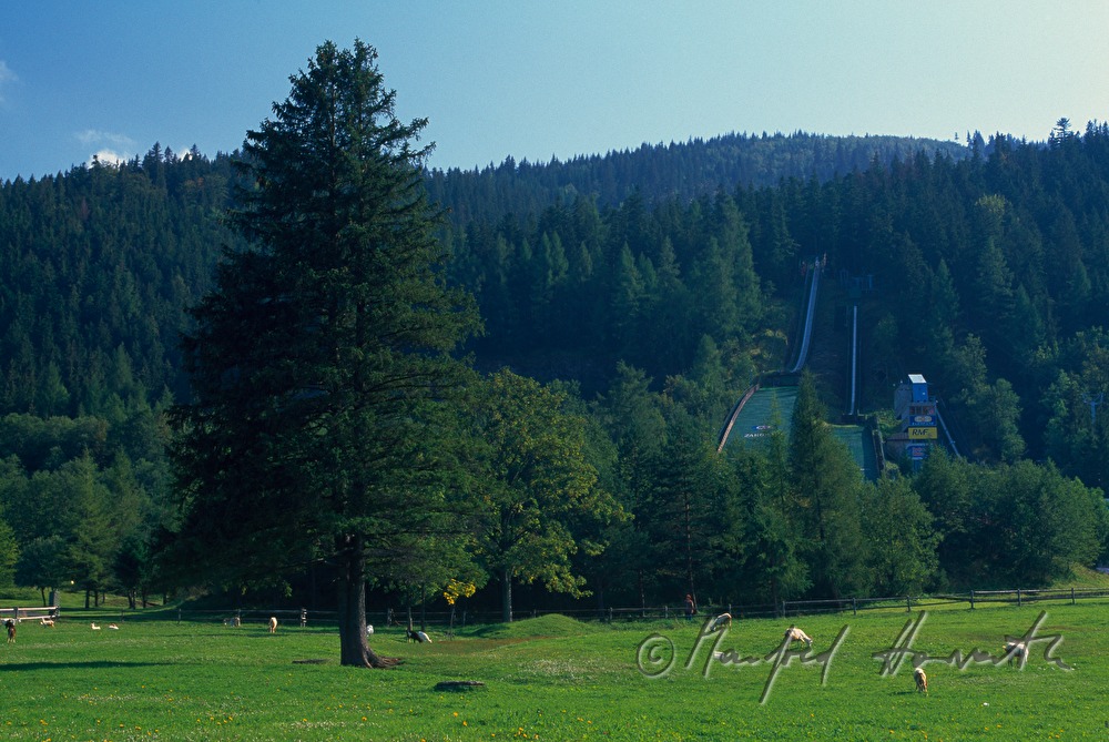 ski jumping hill  