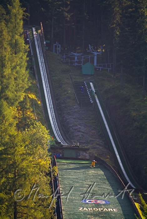 ski jumping hill  