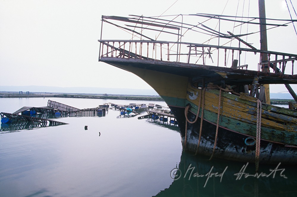 ship graveyard with derelicts