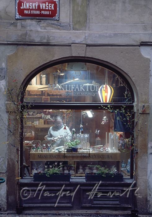 showcase of the shop 