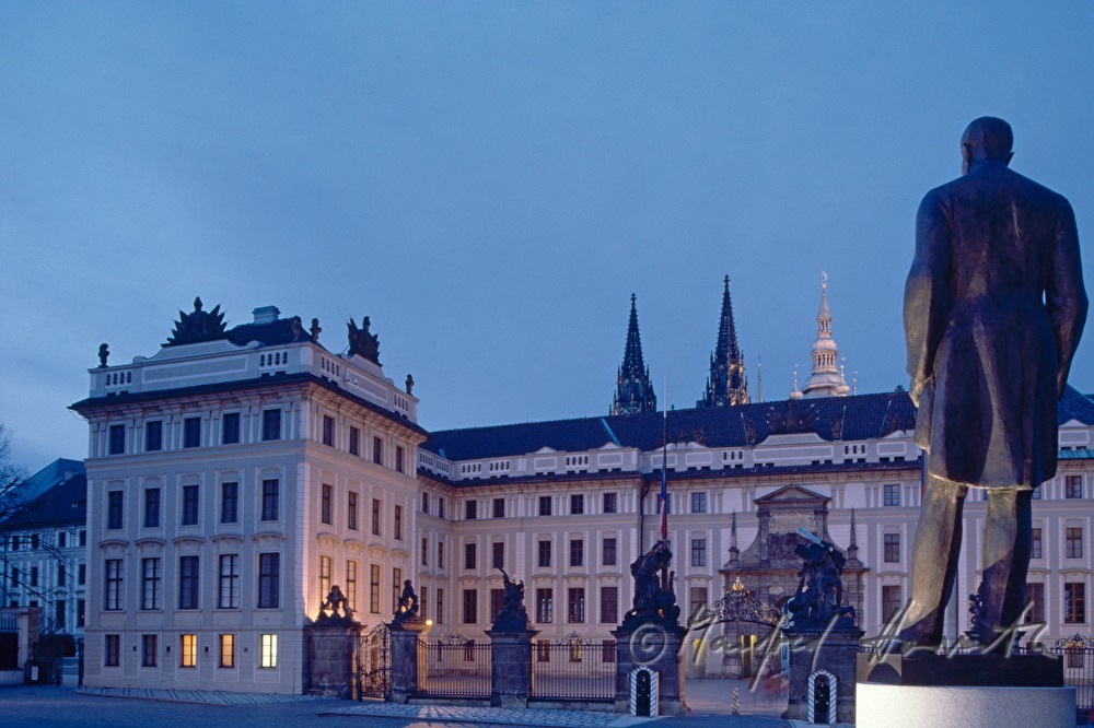 Prague Castle, view to the palace forecourt
