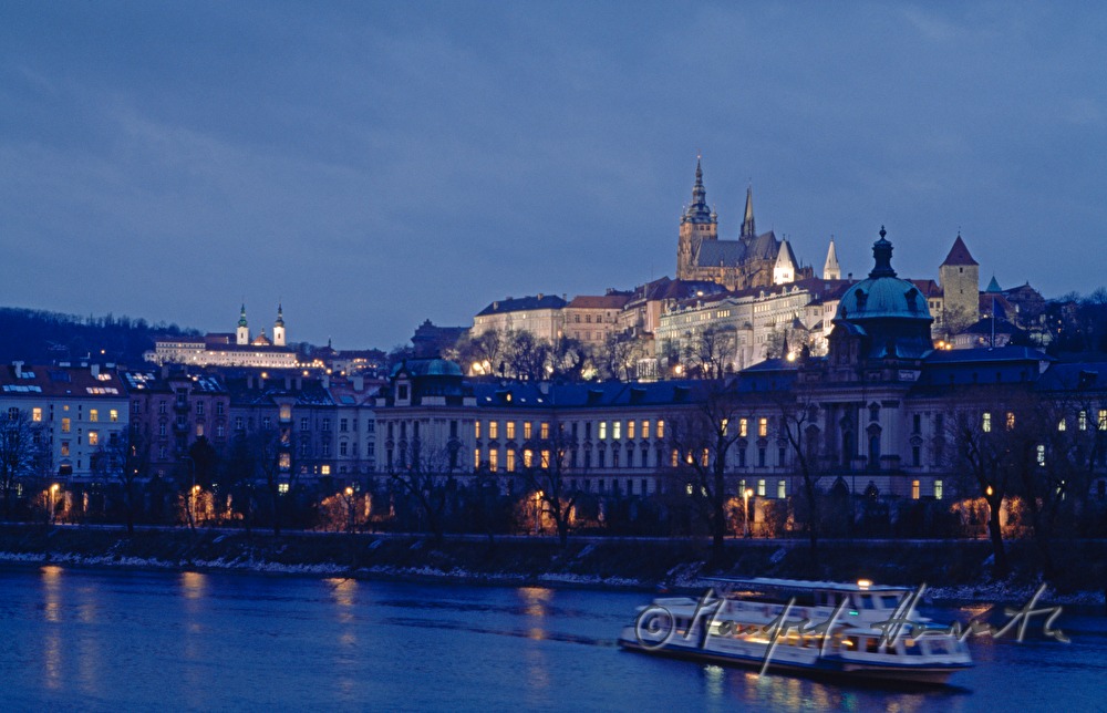 Vitava River and Mala Strana