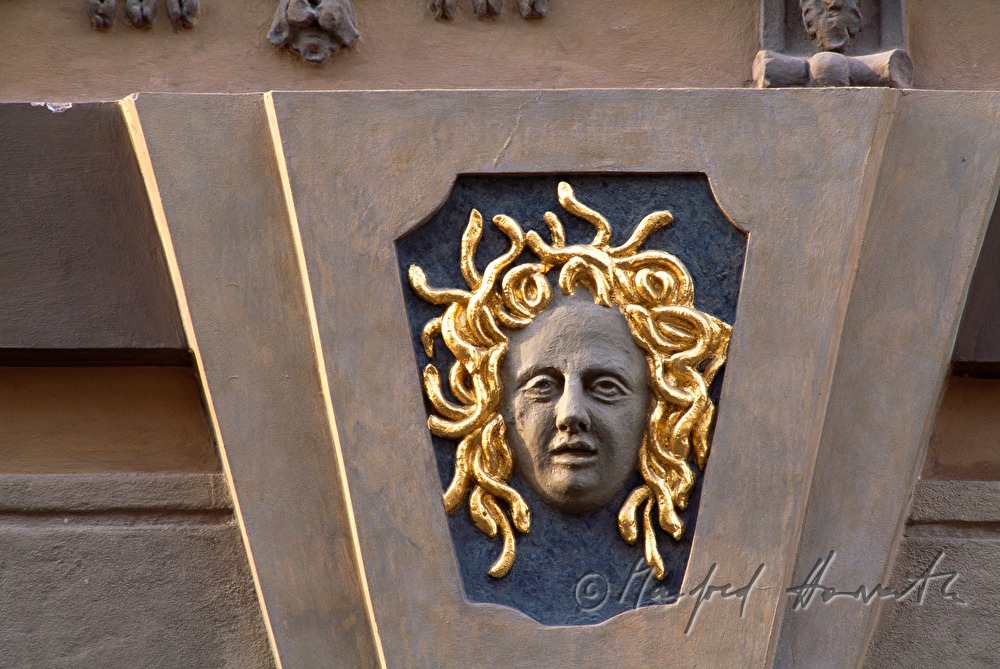 guild symbol on Nerudova Street