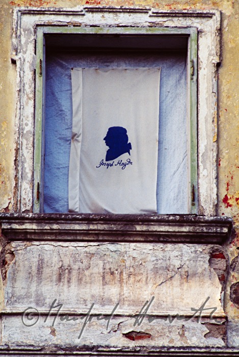 flag with emblem of Joseph Haydn