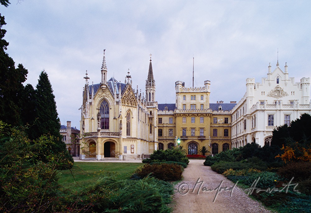 landscape park and Castle Liechtenstein