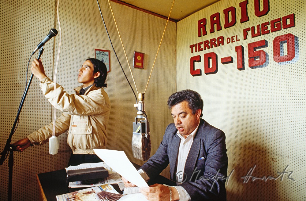 radio studio of 