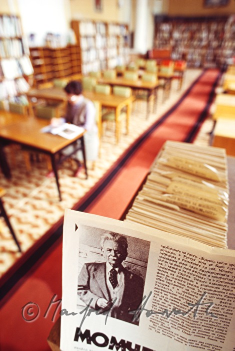 newspaper clip with Elias Canetti