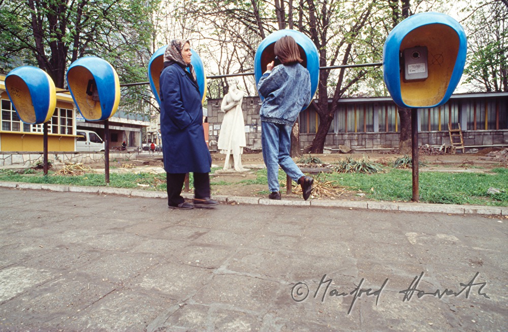 public telephones near the main square