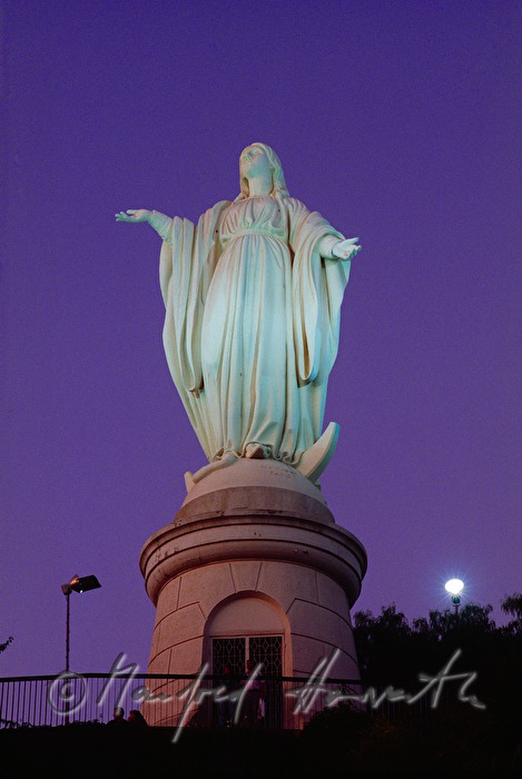 San Cristóbal Hill, statue of the Blessed Virgin Mary