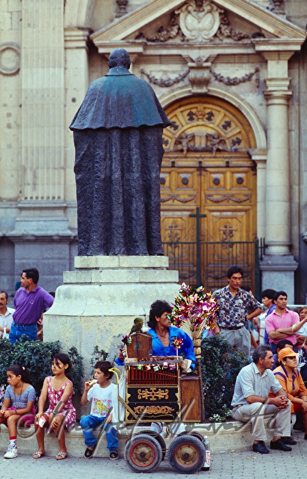 people on Plaza de Armas