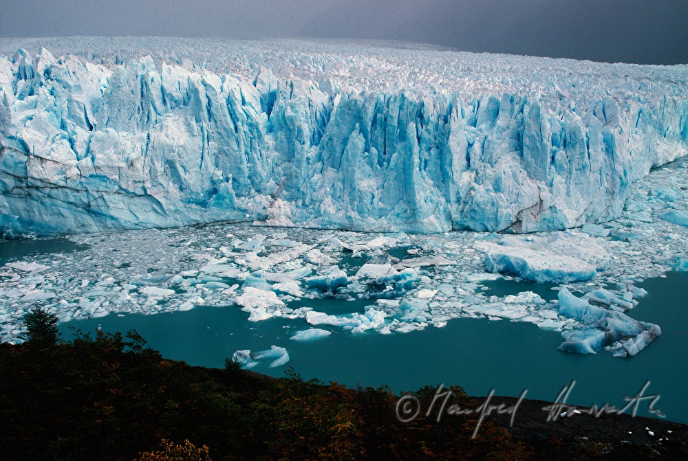 Perito Moreno Glacier calves into Lago Argentino