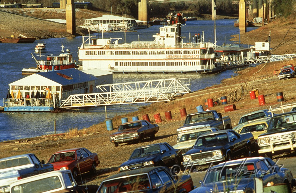 harbour with parking lot