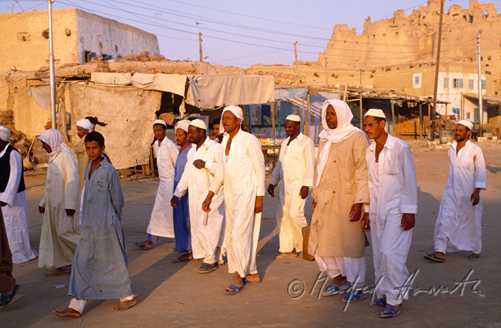 group of men and old clay town