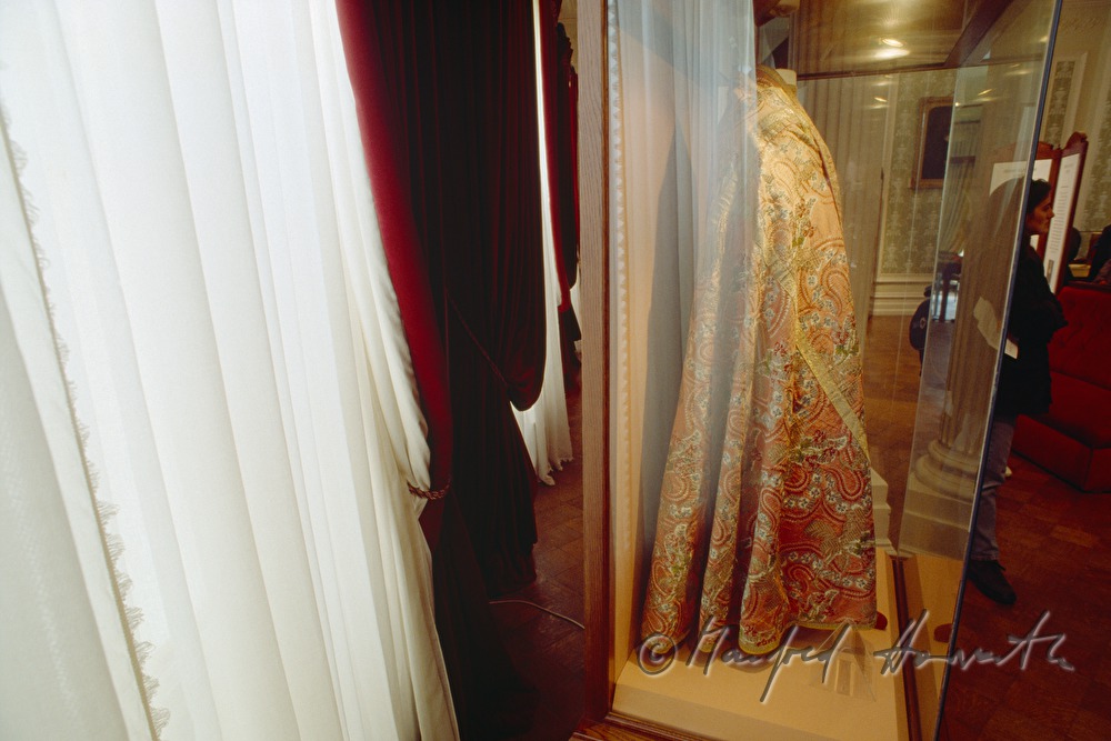 priest's vestment in the museum of the monastery