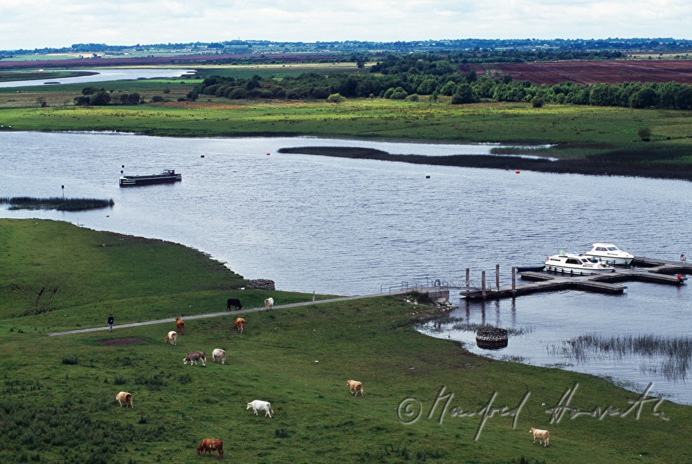 landing place near The monastery of Clonmacnoise