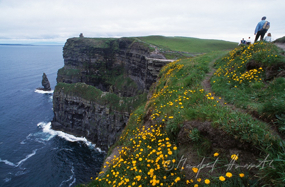 view from the path to the Atlantic Ocean