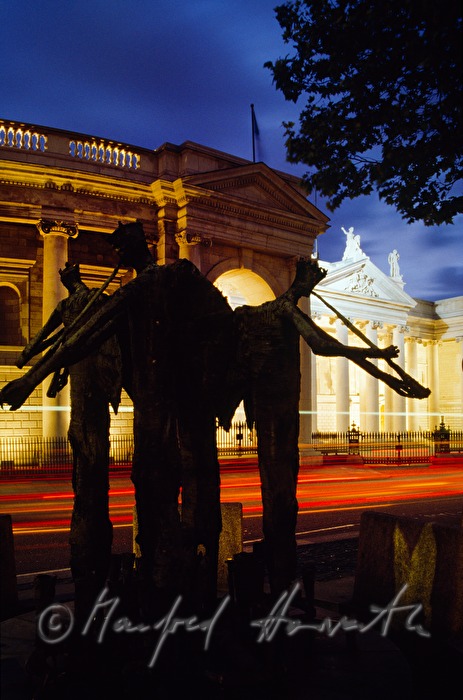 Bank Of Ireland and Horse lamp
