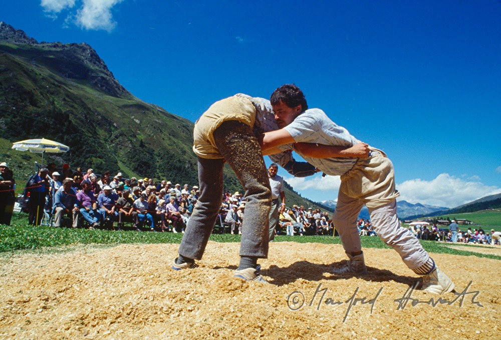 fighters at the Swiss wrestling (