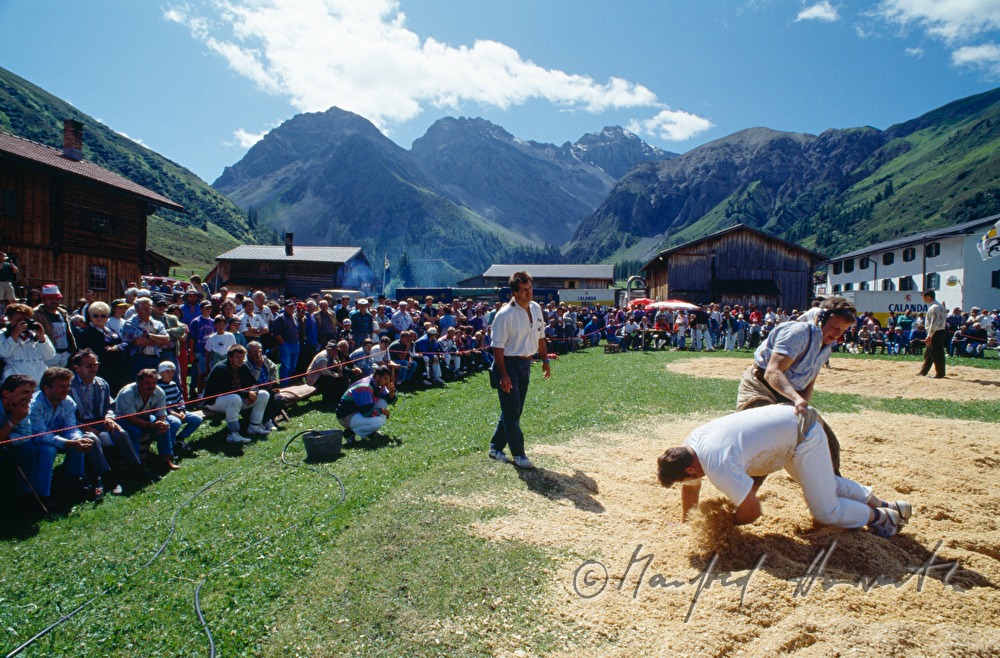 fighters at the Swiss wrestling (