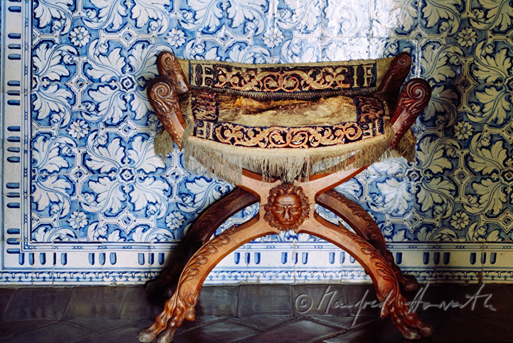 stool in the sleeping room of Philipp II.