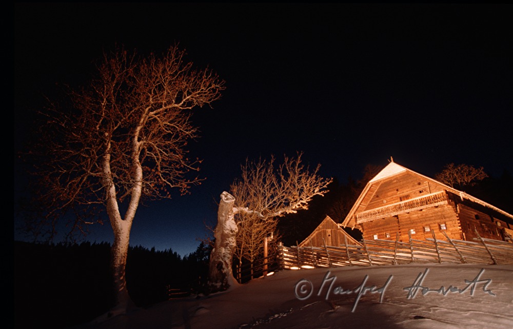 advent singing on Kluppenegger Farm
