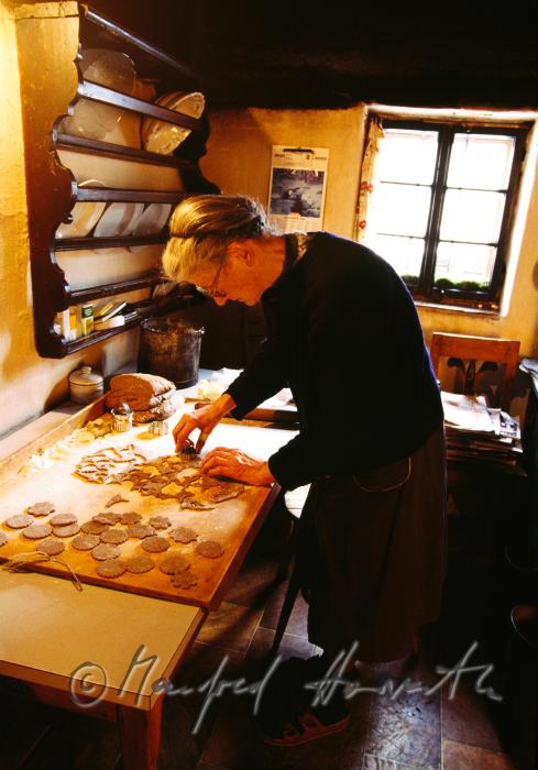 baking of christmas biscuits