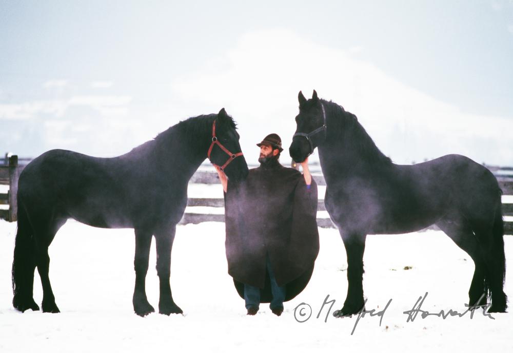 farmer with horses