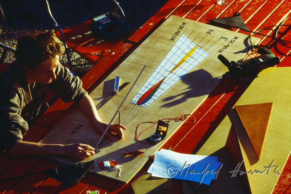 Elisabeth Breuss designs a sundial
