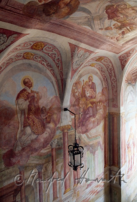 Castle Bled, chapel with fresco