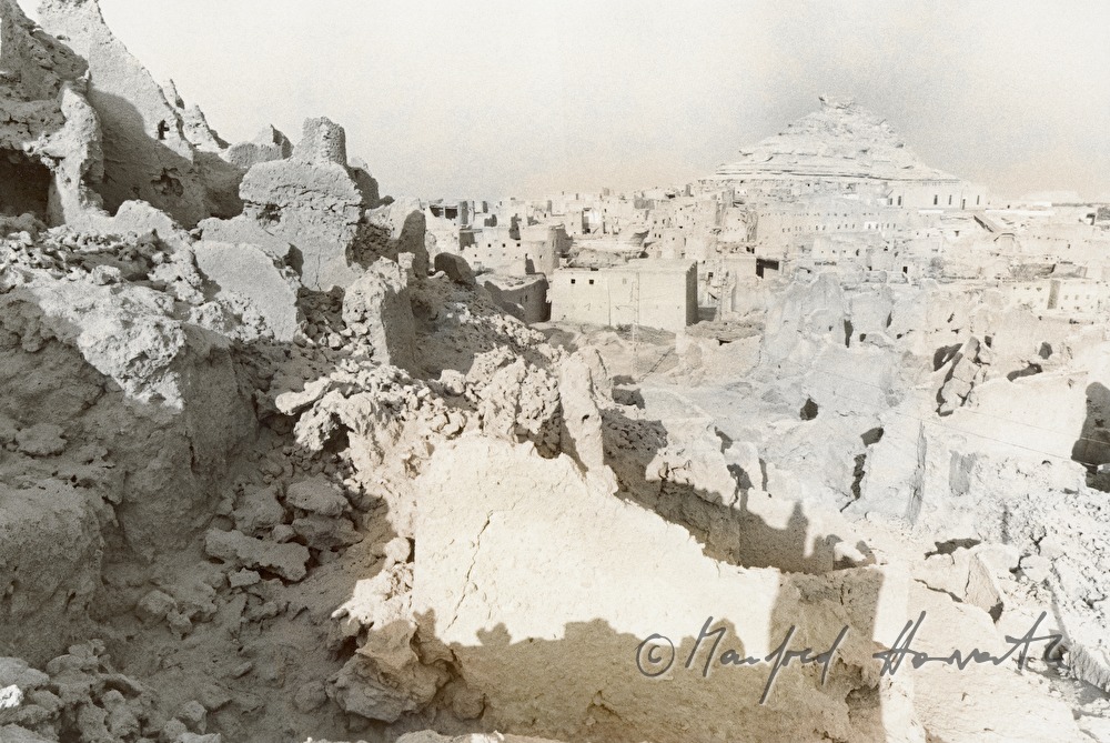 ruined city built of clay