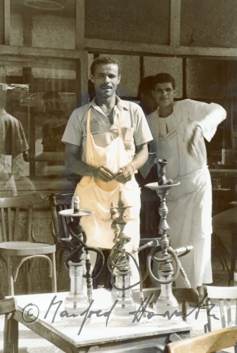 cafe owner and waterpipes