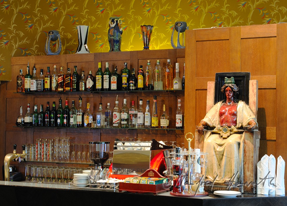Hotel  Chateau Kotera, details from the Art Deco bar