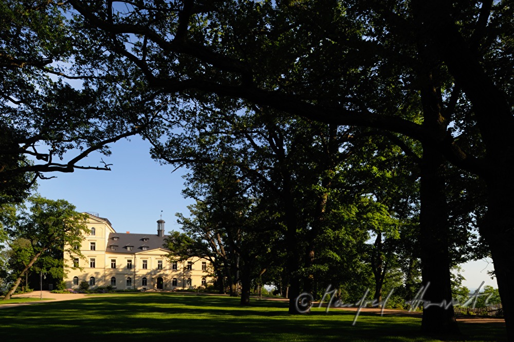 Chateau Mcely, view from the park