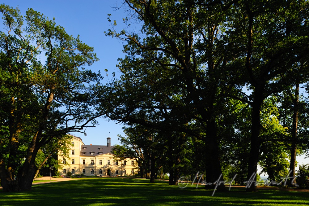 Chateau Mcely, view from the park