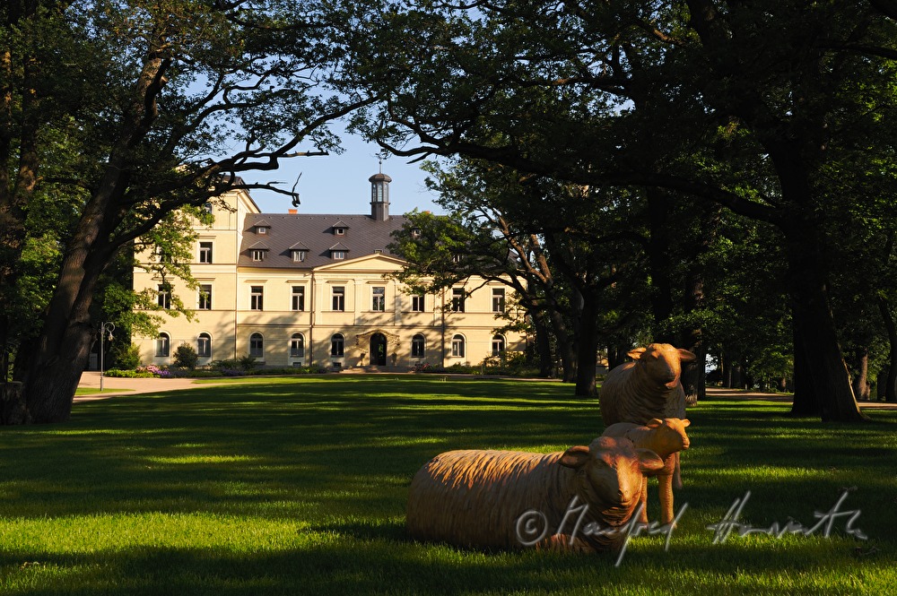 Chateau Mcely, view from the park