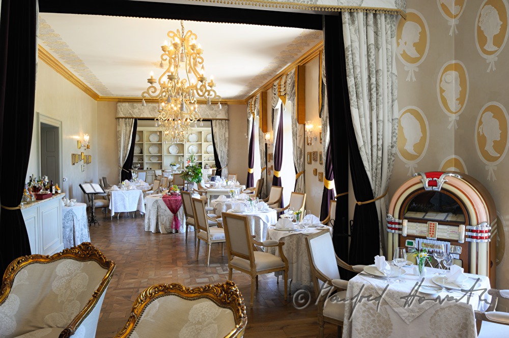 Chateau Mcely, dining room