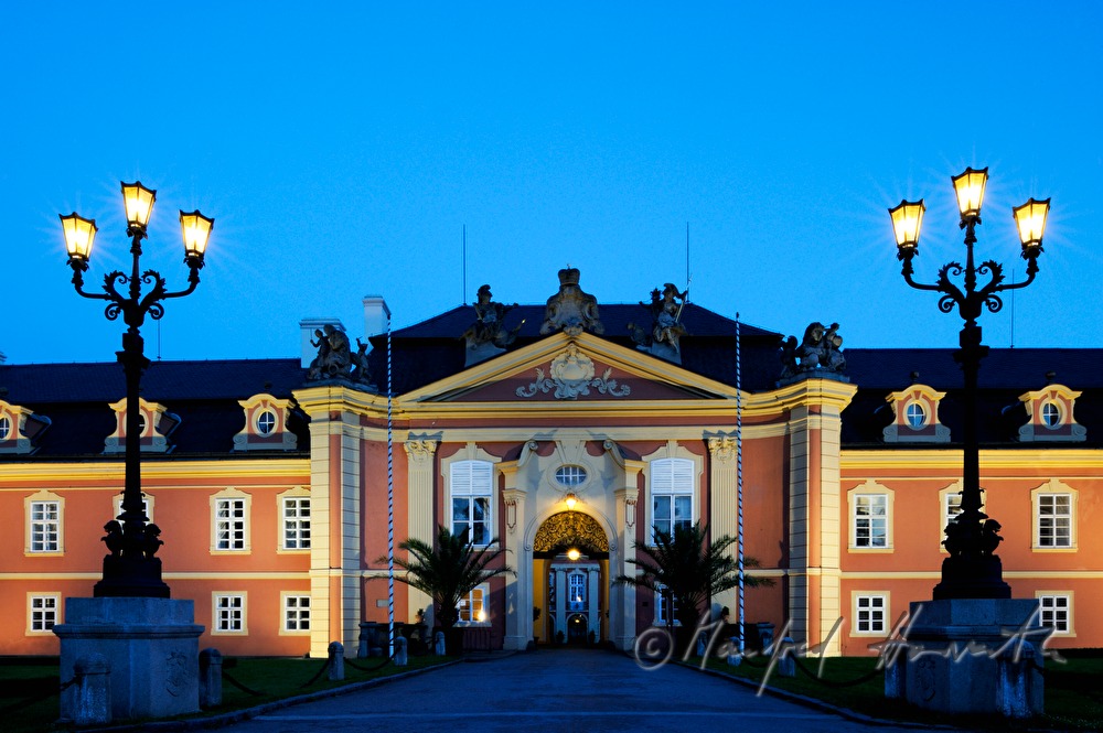 Schloss Dobris, view from the main square