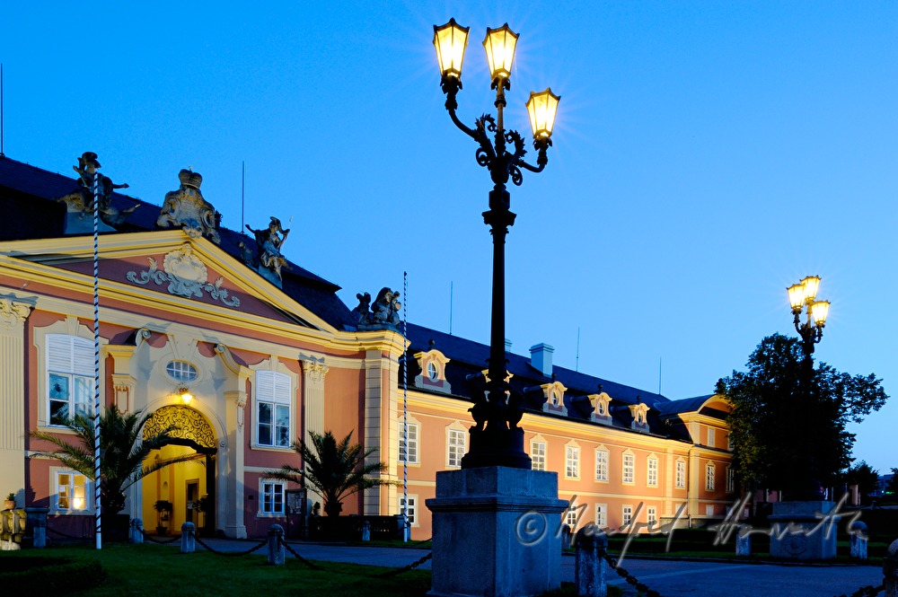 Schloss Dobris, view from the main square