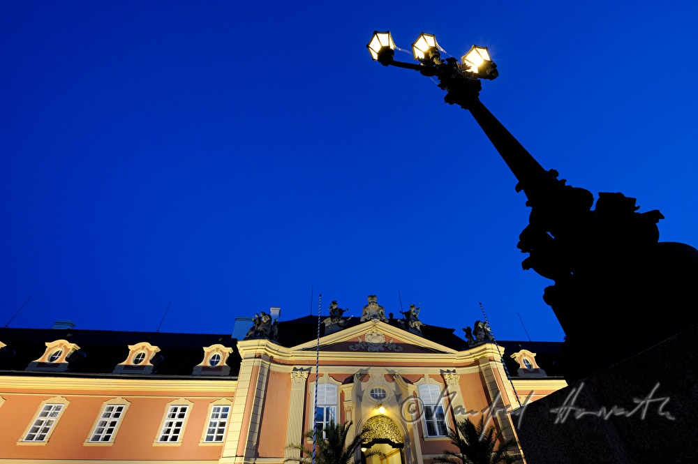 Schloss Dobris, view from the main square