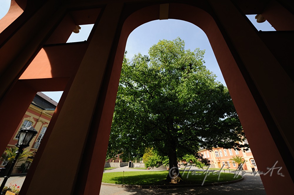 Schloss Dobris, inner courtyard