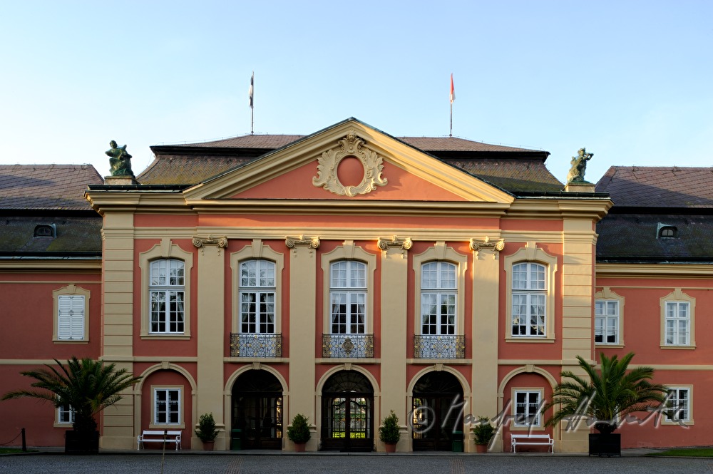 Schloss Dobris, facade from the inner courtyard